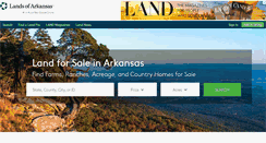 Desktop Screenshot of landsofarkansas.com